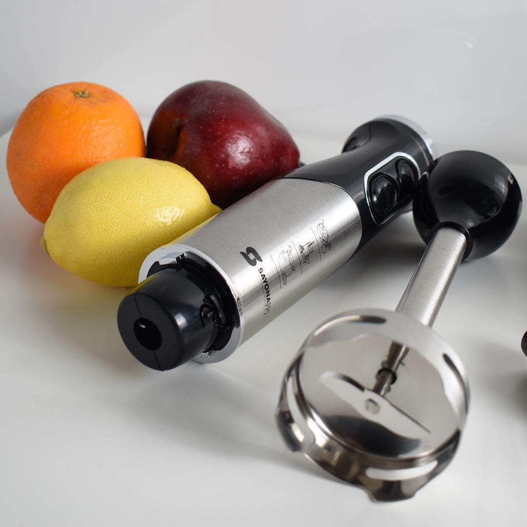Sayona Original 4-in-1 Sonashi Stainless Steel Hand Blender