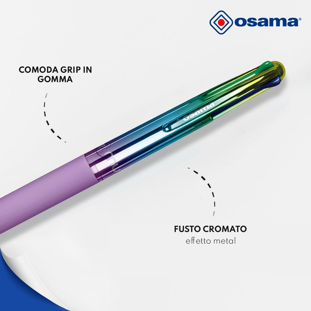 Osama Ballpoint 4 Multi Rainbow