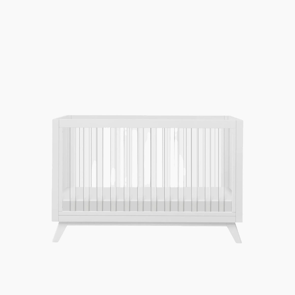 Davinci Otto white convertible crib with acrylic slats
