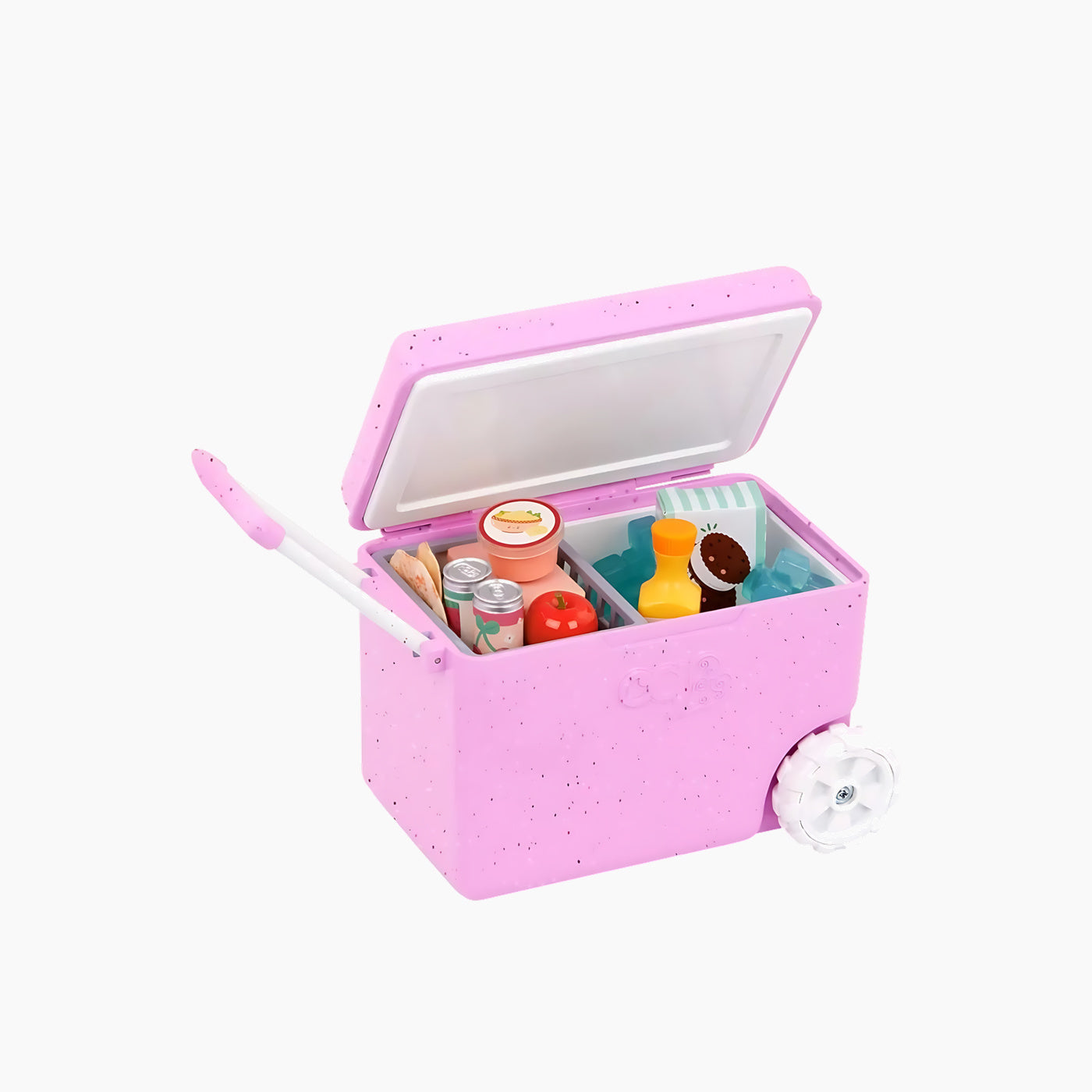 Our Generation Camping Cooler Rolling Cooler & Play Food Accessory Set For 18-Inch Dolls