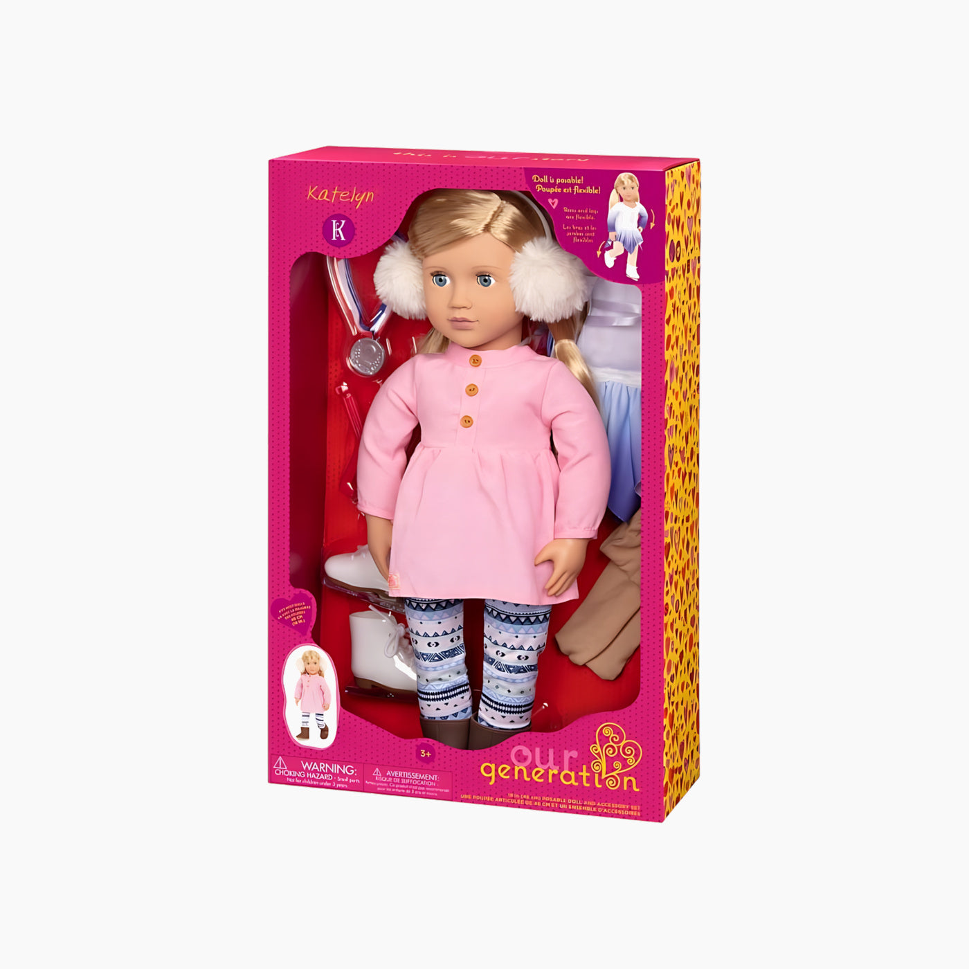 Our Generation Doll Katelyn With Book Our Generation Doll Katelyn With Book