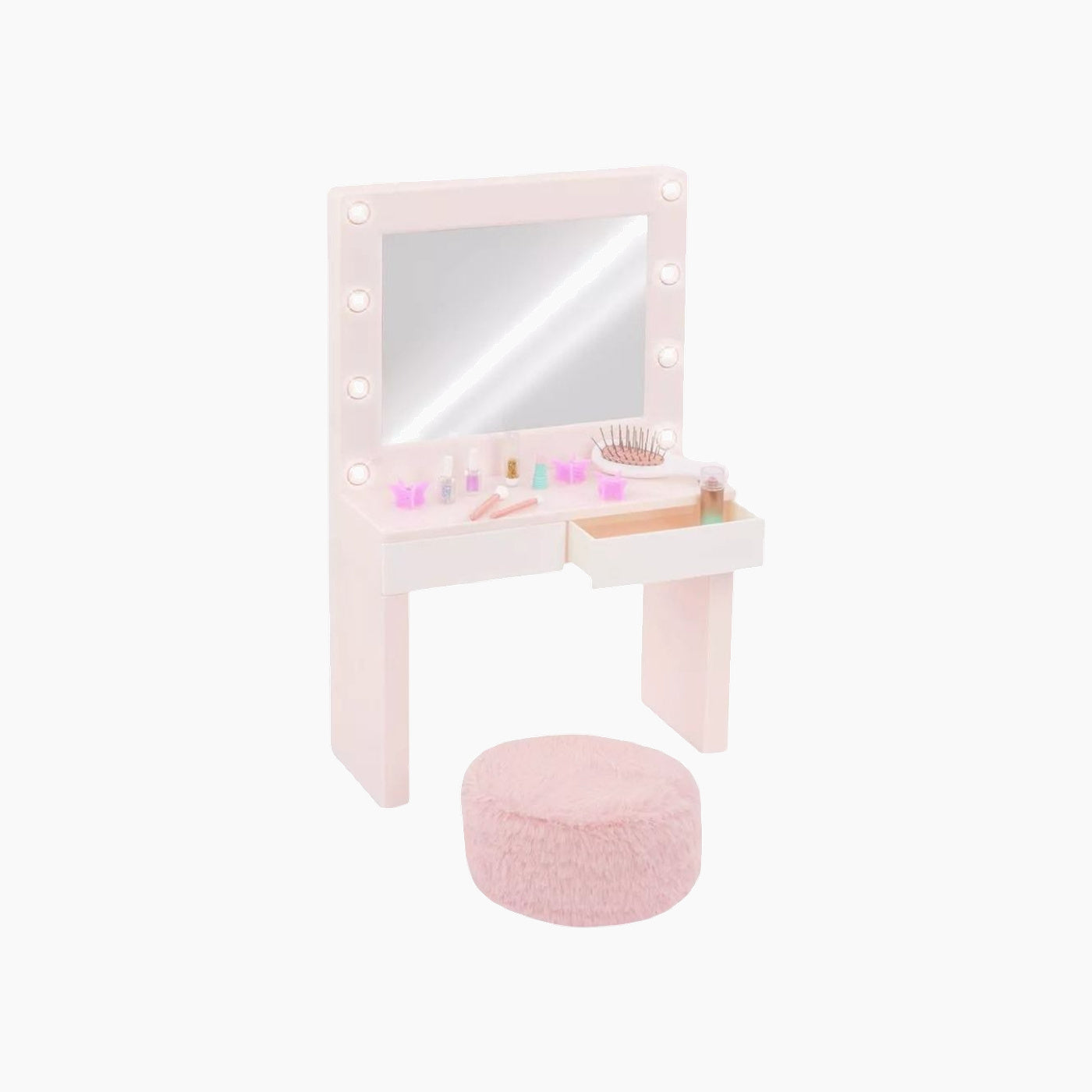 Our Generation Glam & Glow 46Cm Doll Vanity Table Our Generation Glam & Glow 46Cm Doll Vanity Table
