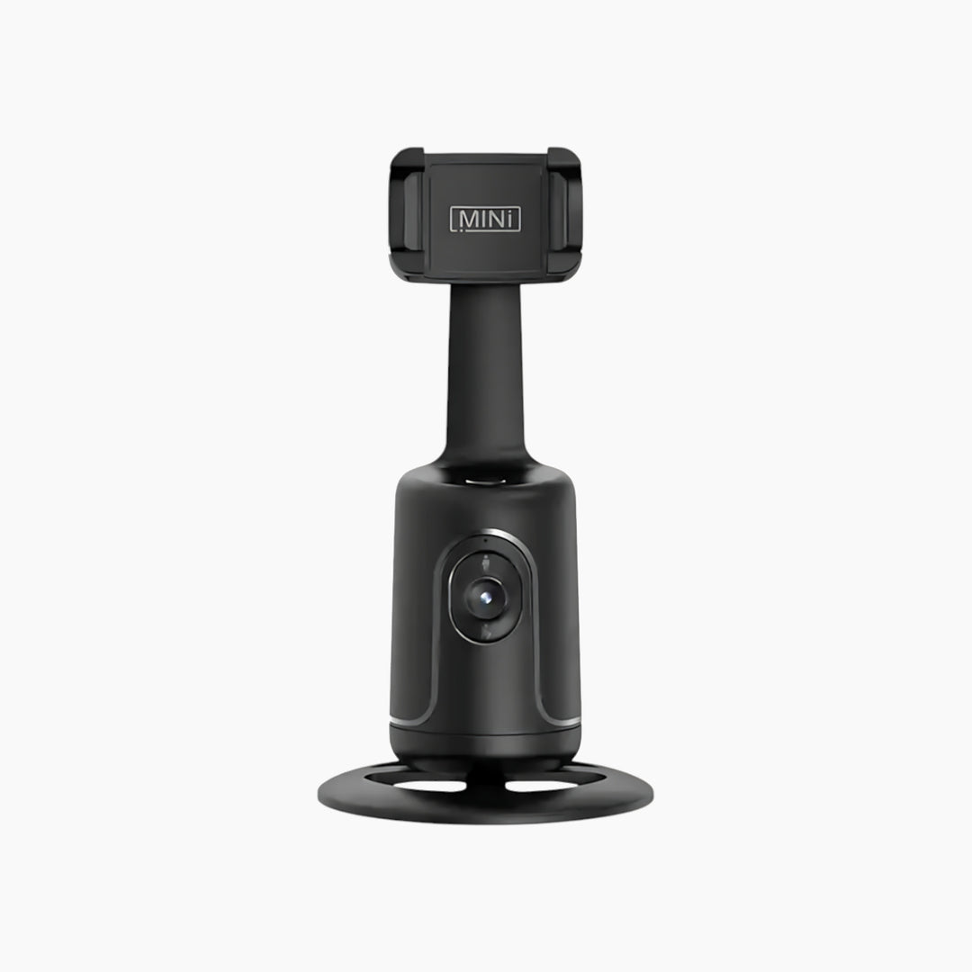 C.JO P01 360 Degree Portable AI Smart Gimbal Stabilizer with carbon fiber and plastic construction