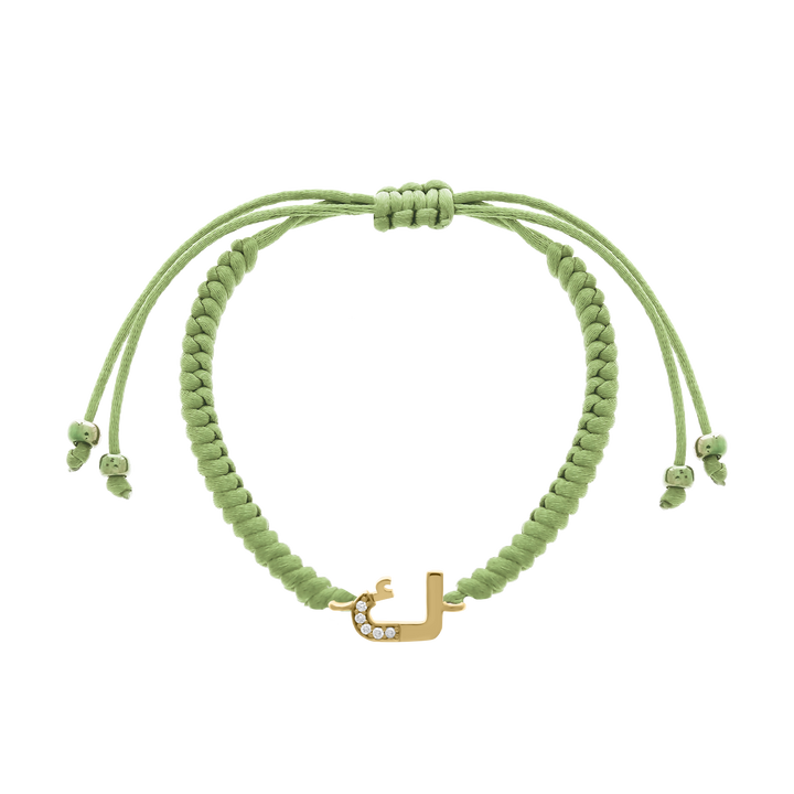 Baby Chic Fine Jewelry Arabic Initial Letter Bracelet - HUNA