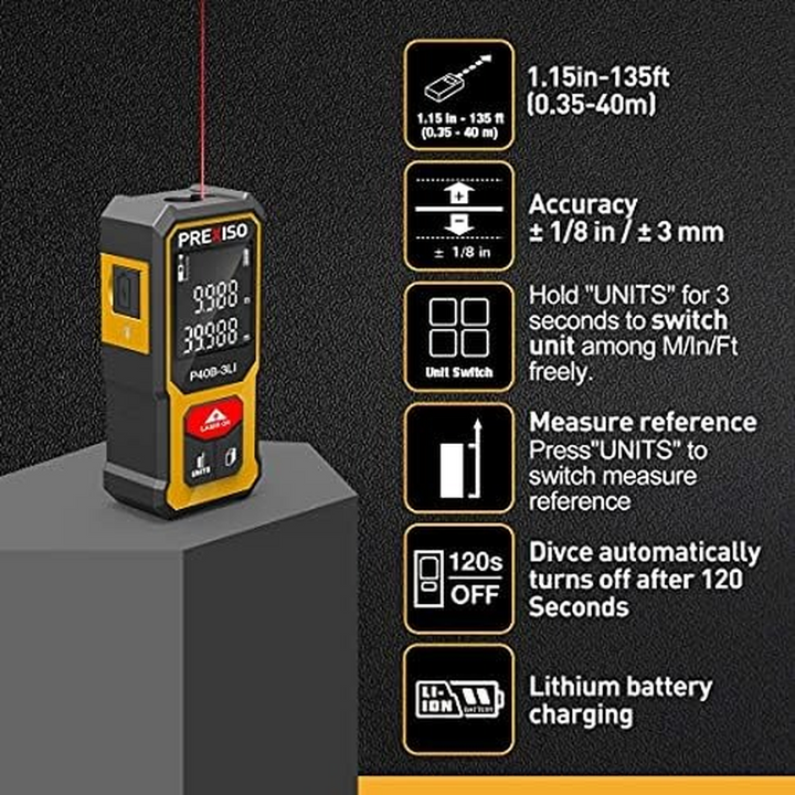 Prexiso Pocket Laser, 35M, Recharbeable