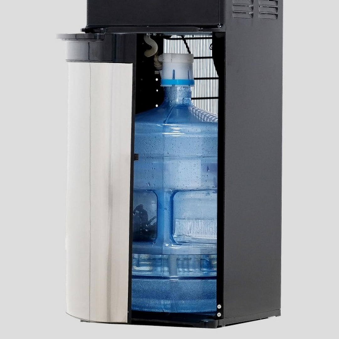 Panasonic Water Dispenser (Bottom Loading, 3-Taps, Bk-Ss)