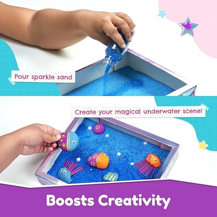 Pinca Rock &amp; Shell Painting Kit - Magical Underwater Kingdom