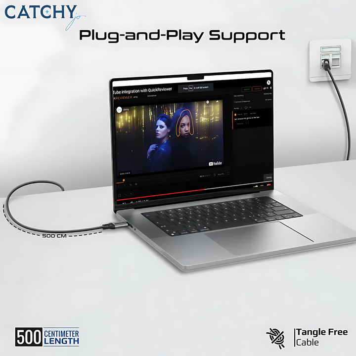 PROMATE CLink-RJ45 USB-C to Gigabit Ethernet cable, 5 meters
