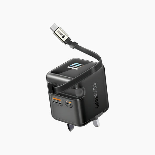 شاحن جداري PROMATE Cubix-R70W مع كابل USB-C