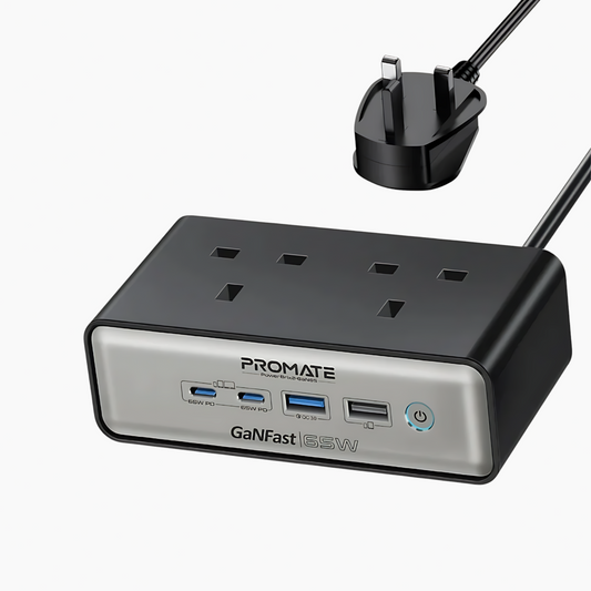 محطة شحن الطاقة PROMATE PowerBrix2-GaN65W