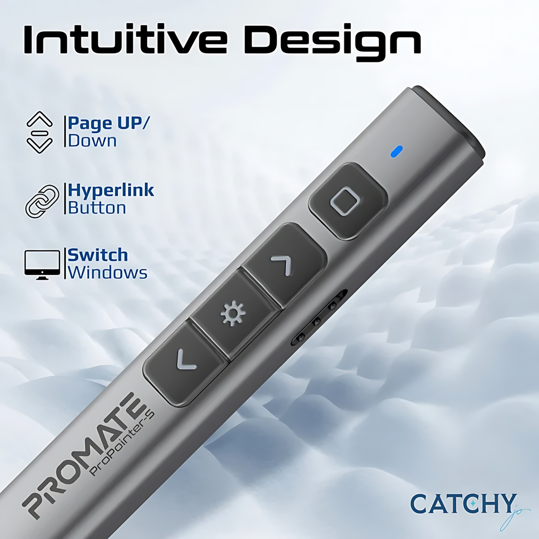 PROMATE ProPointer-S wireless presenter with integrated stylus pen