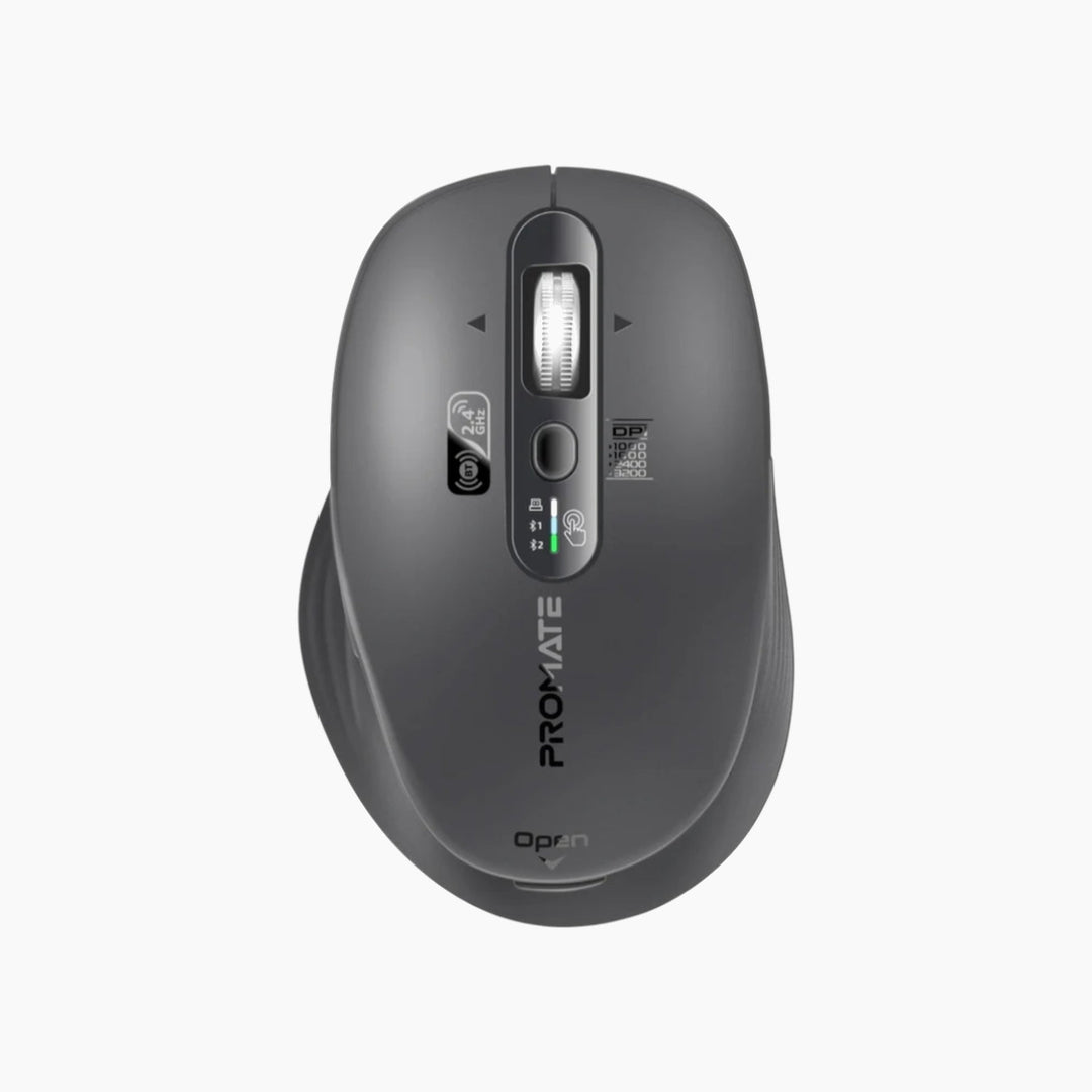 PROMATE SamoTri wireless mouse with rechargeable battery