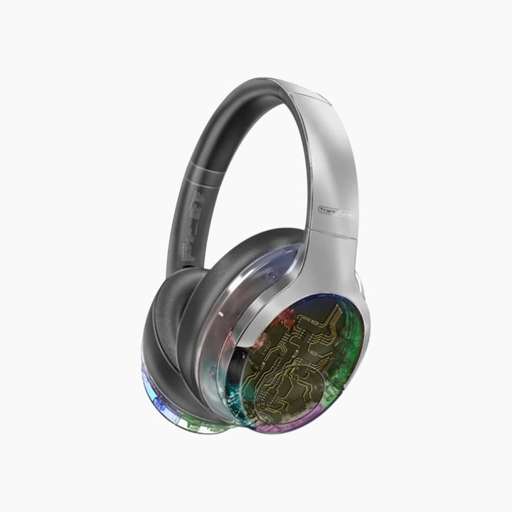 PROMATE TransTune wireless headset with RGB lights and ANC