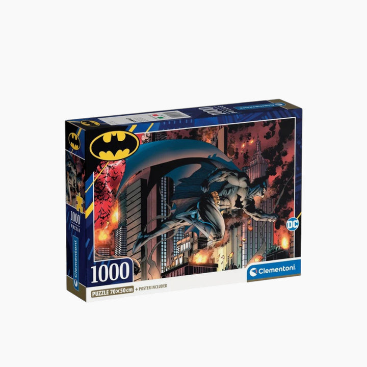 Clementoni Compact Box Batman 2024 Blocco Puzzle - 1000 Pcs