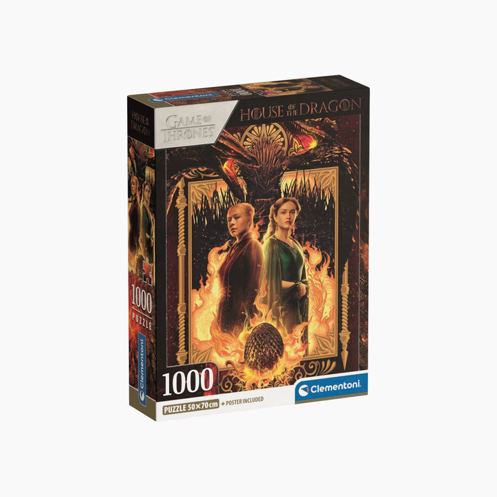 Clementoni House Of The Dragon Compact 1 Puzzle - 1000 Pcs