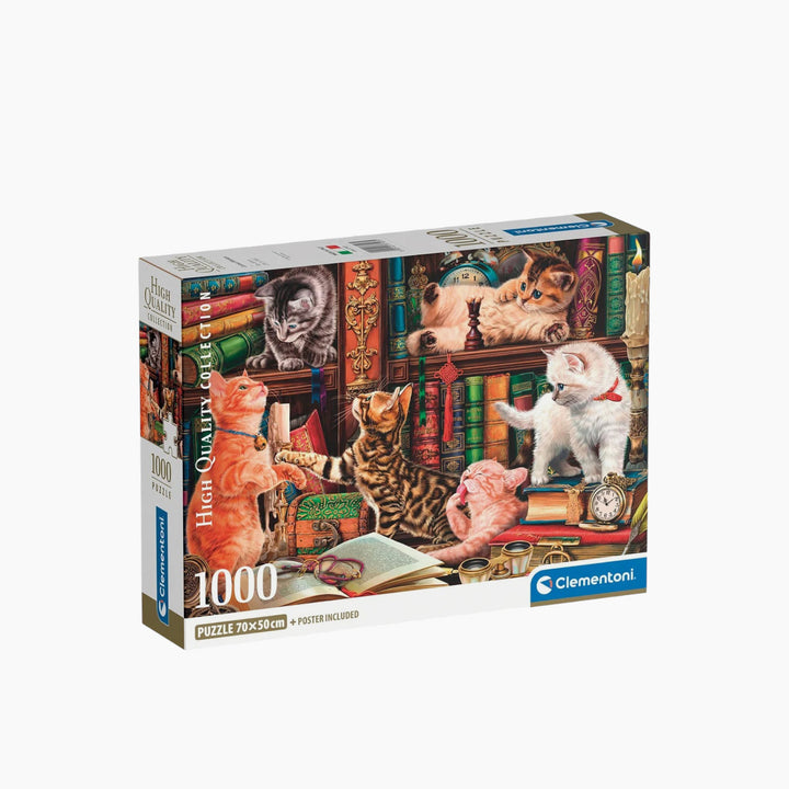 Clementoni Hqc Curious Whiskers 2026 Compa Puzzle - 1000 Pcs
