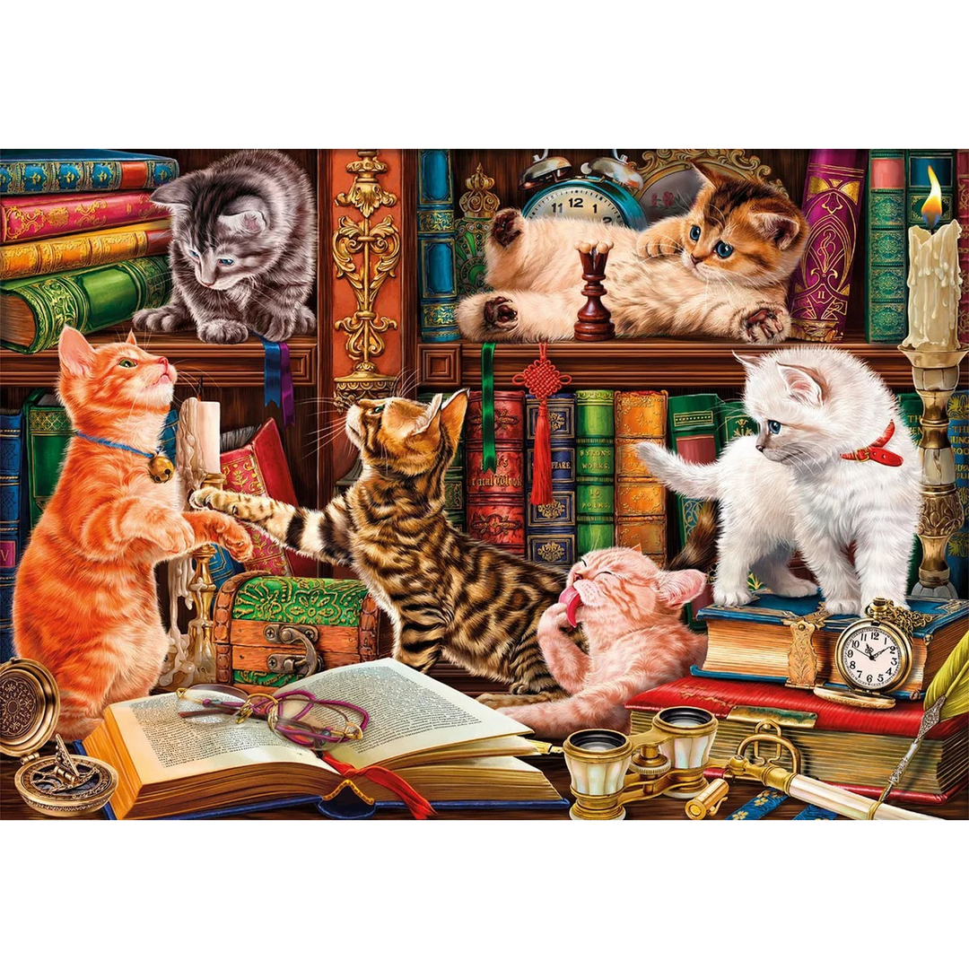 Clementoni Hqc Curious Whiskers 2026 Compa Puzzle - 1000 Pcs