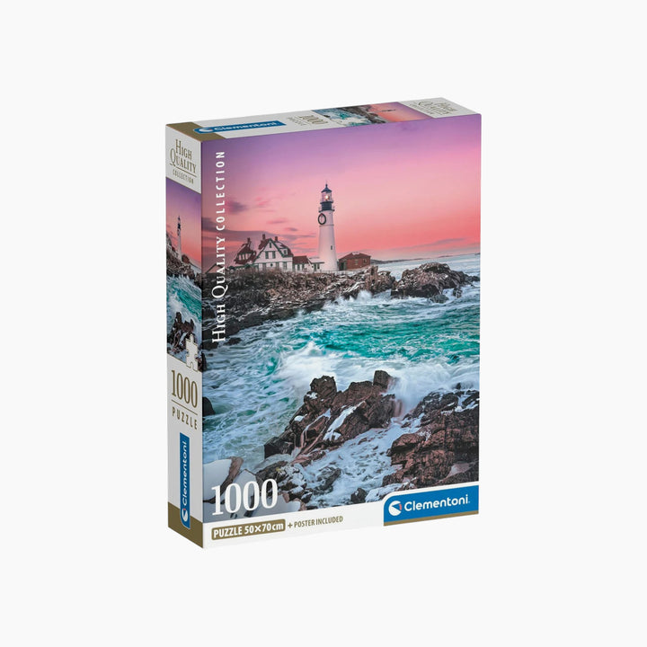 Clementoni Hqc First Snow At Portland Head Puzzle - 1000 Pcs