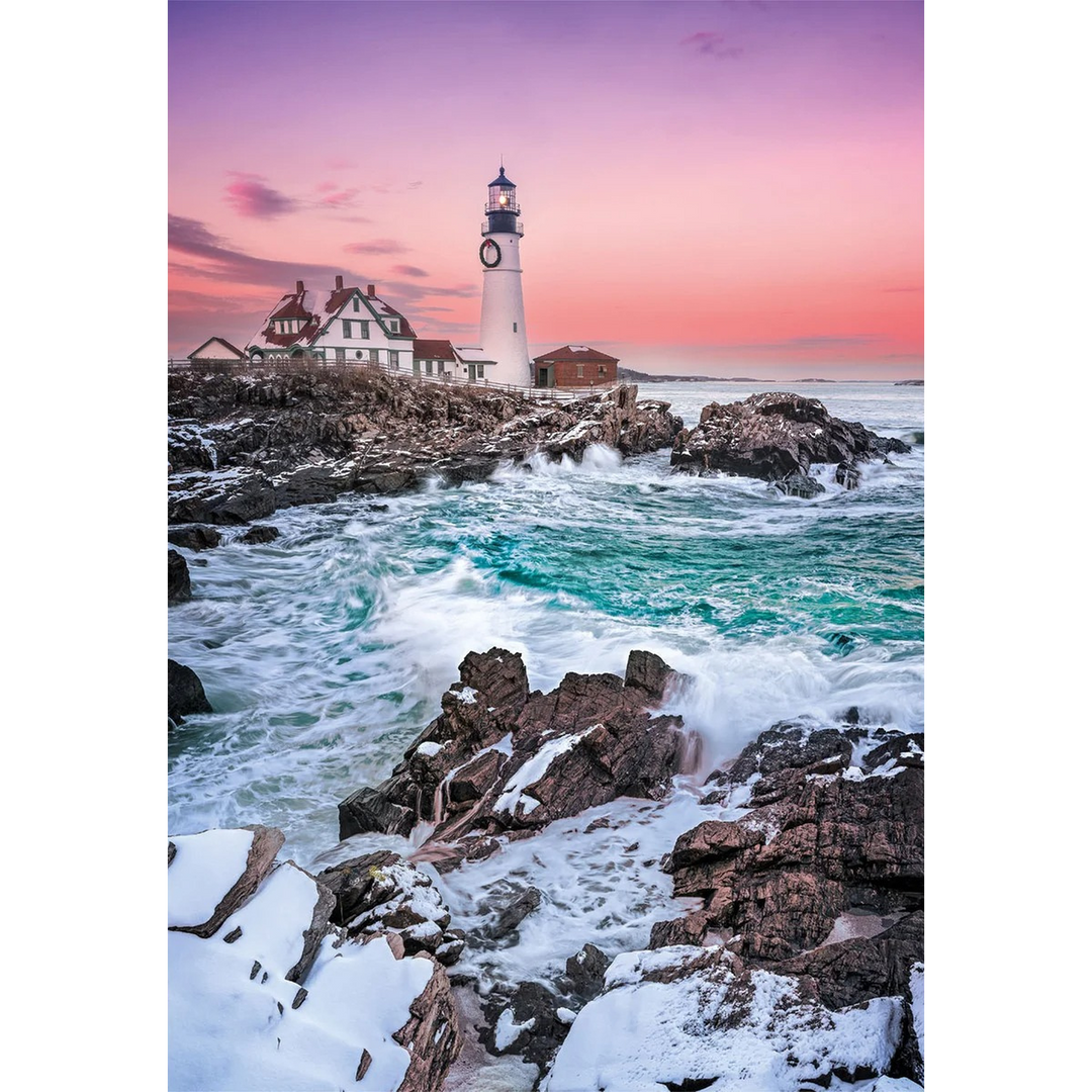 Clementoni Hqc First Snow At Portland Head Puzzle - 1000 Pcs