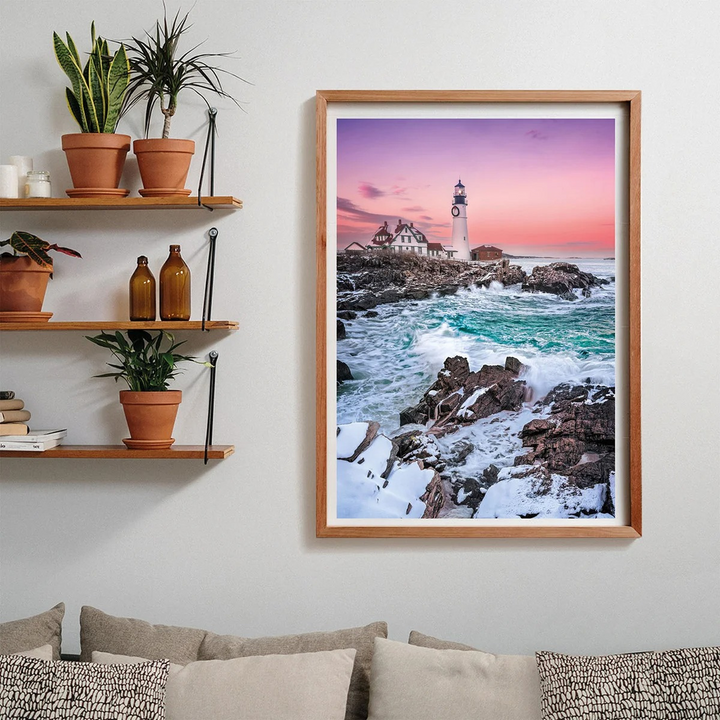 Clementoni Hqc First Snow At Portland Head Puzzle - 1000 Pcs