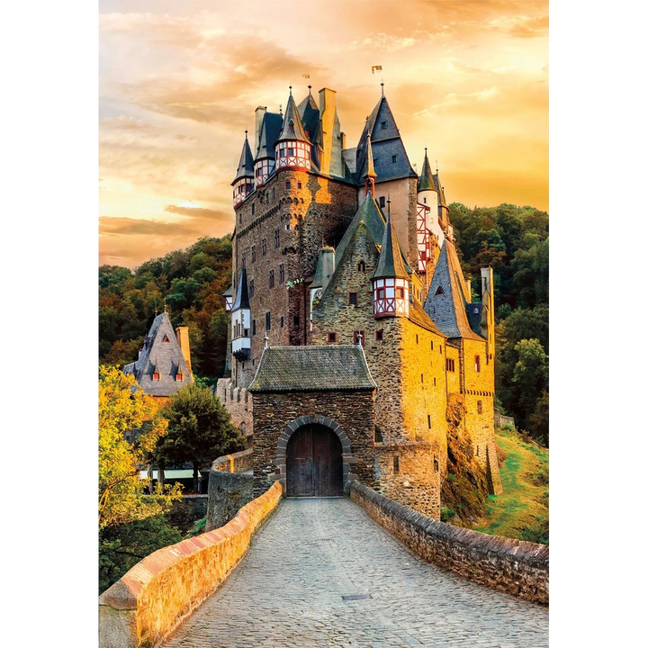 Clementoni Hqc Golden Hour At Eltz Castle Puzzle - 1000 Pcs