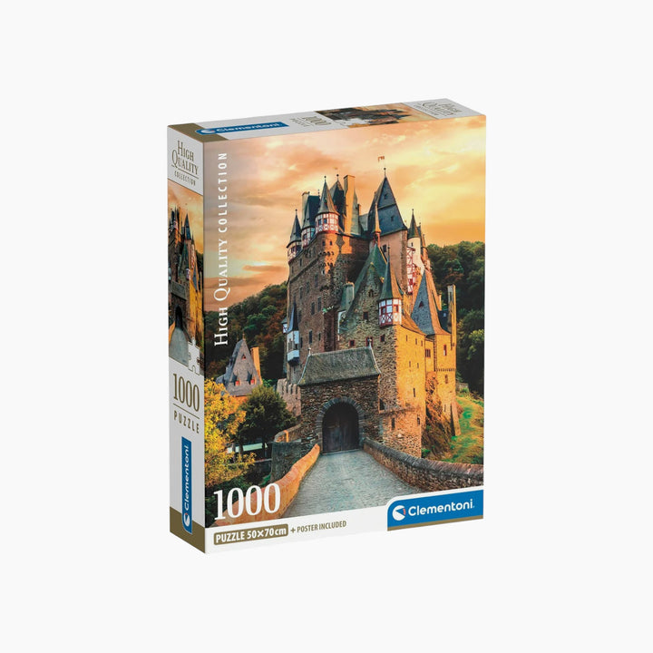 Clementoni Hqc Golden Hour At Eltz Castle Puzzle - 1000 Pcs