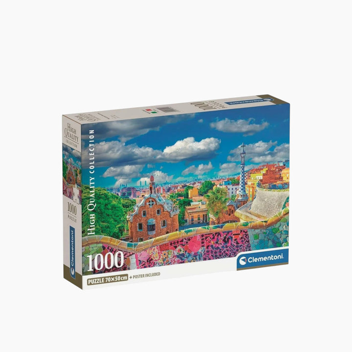 Clementoni Hqc Park Güell, Barcelona Puzzle - 1000 Pcs