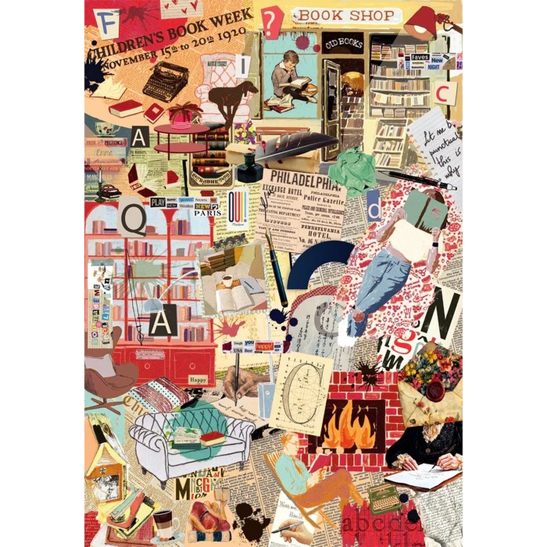 Clementoni More Is More Books &amp; Writing Co Puzzle - 1000 Pcs