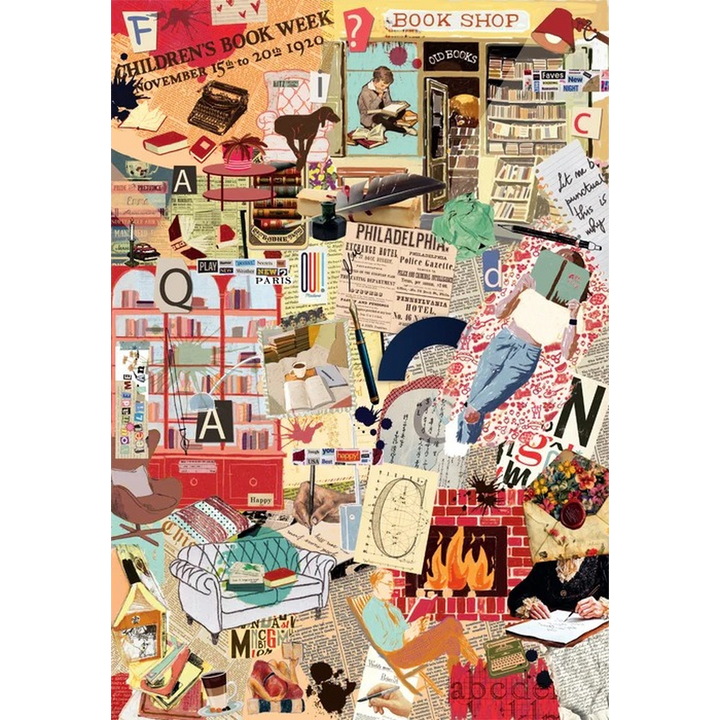 Clementoni More Is More Books &amp; Writing Co Puzzle - 1000 Pcs