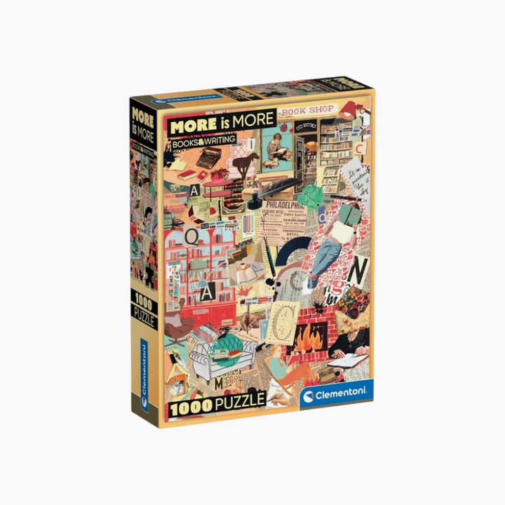 Clementoni More Is More Books &amp; Writing Co Puzzle - 1000 Pcs