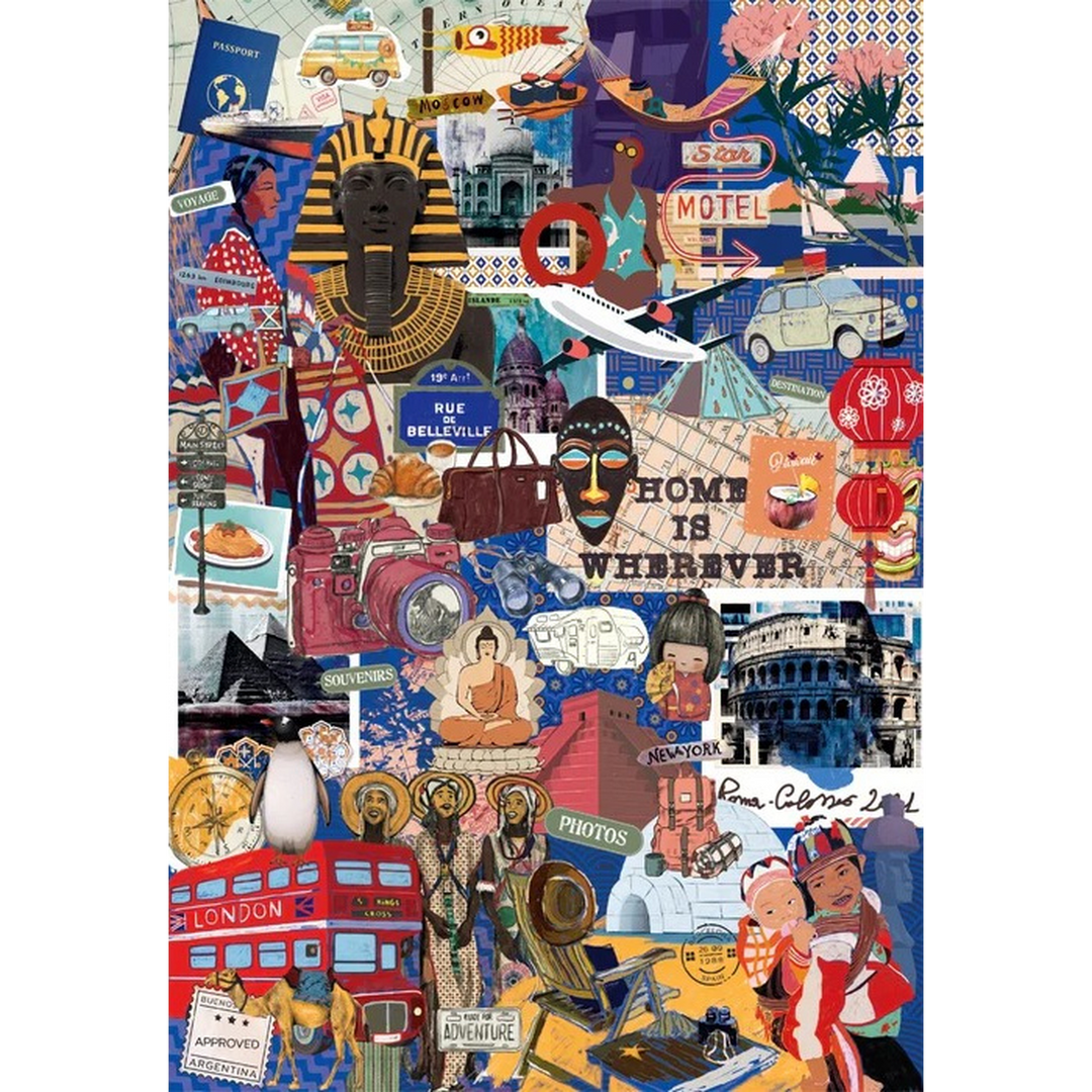 Clementoni More Is More Travel &amp; Cultures Puzzle - 1000 Pcs
