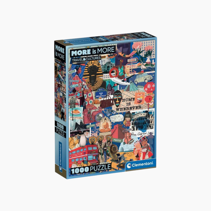 Clementoni More Is More Travel &amp; Cultures Puzzle - 1000 Pcs