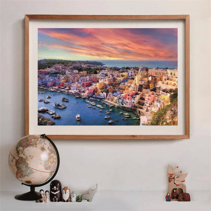 Clementoni Compact Box Picturesque Procida  Puzzle - 1500 Pcs