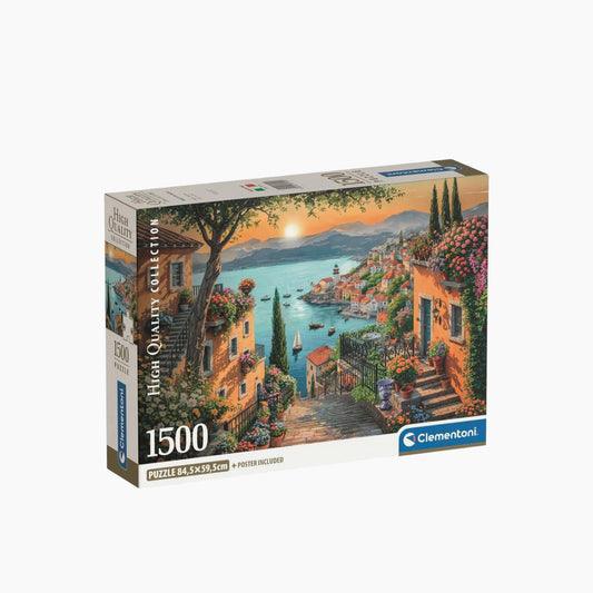 Clementoni Hqc Steps To The Harbor 2025 Puzzle - 1500 Pcs