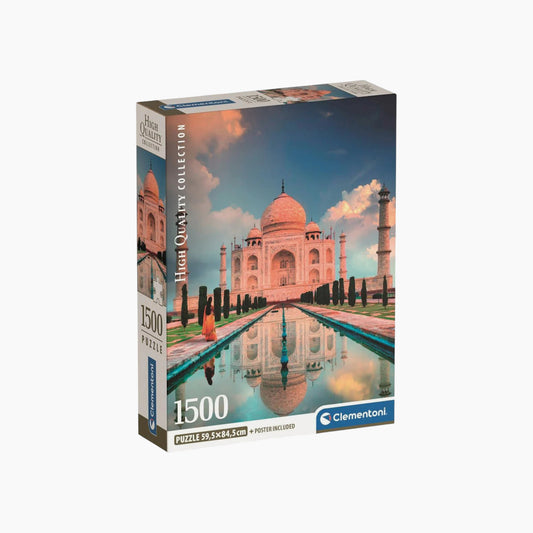 Clementoni Hqc Taj Mahal Compact Box Puzzle - 1500 Pcs