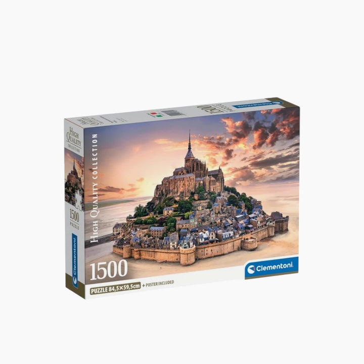 Clementoni Hqc The Mont Saintmichel Risin Puzzle - 1500 Pcs