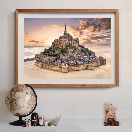 Clementoni Hqc The Mont Saintmichel Risin Puzzle - 1500 Pcs