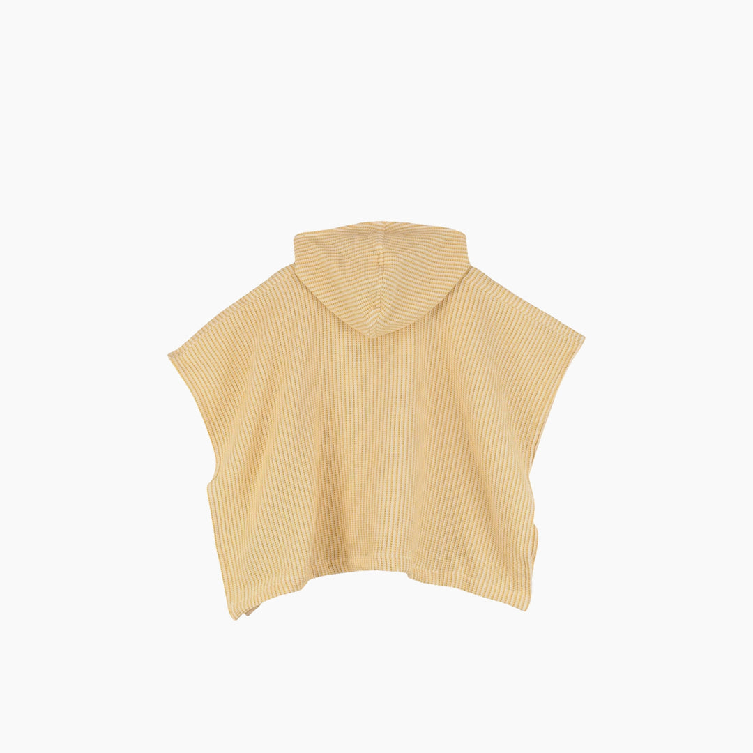 Liewood Paco Embroidery Poncho Stripe - Creme De La Creme