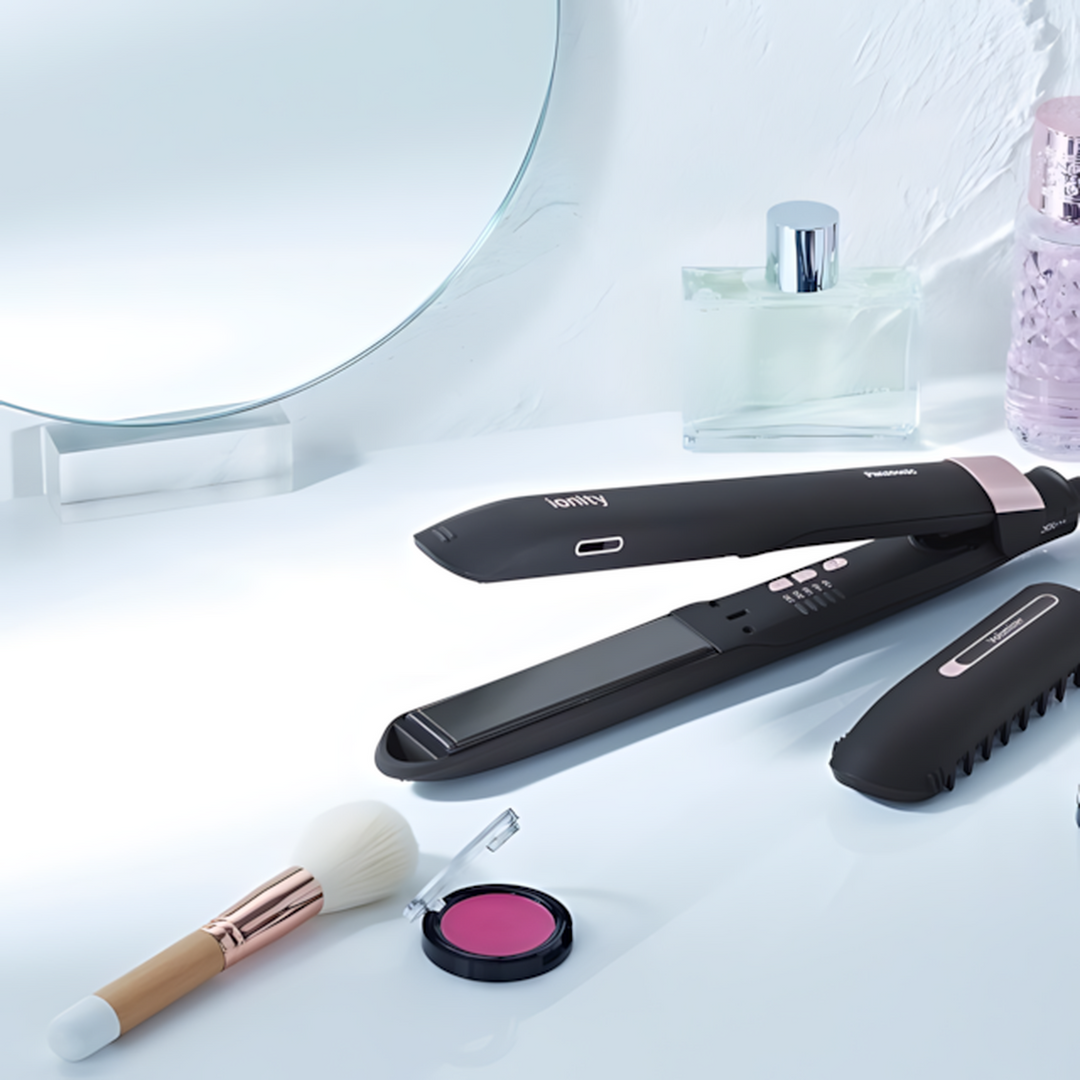 Panasonic Hair Straightener, Pro, 230 Degrees, Photo-Ceramic Plates