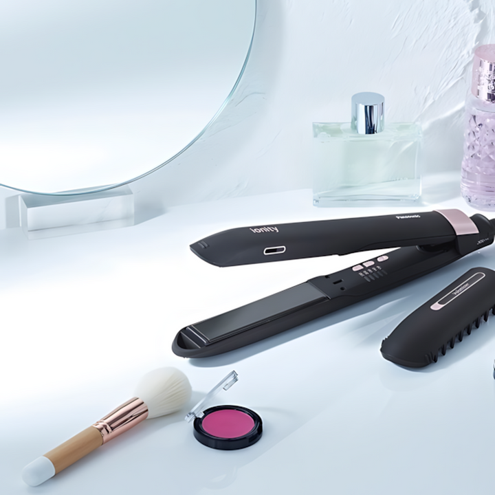 Panasonic Hair Straightener, Pro, 230 Degrees, Photo-Ceramic Plates