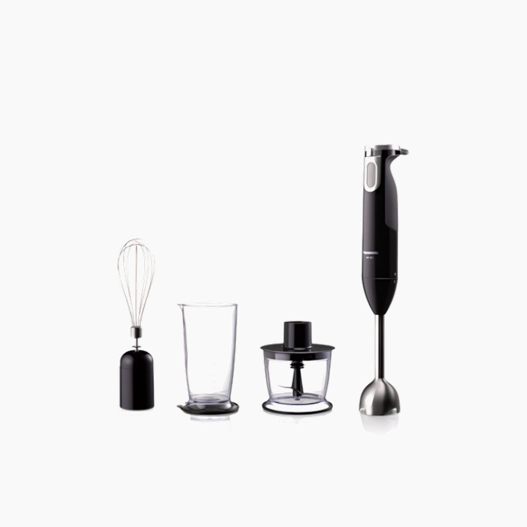 Panasonic Hand Blender 600 W 4-Blades 3-Attachments Black