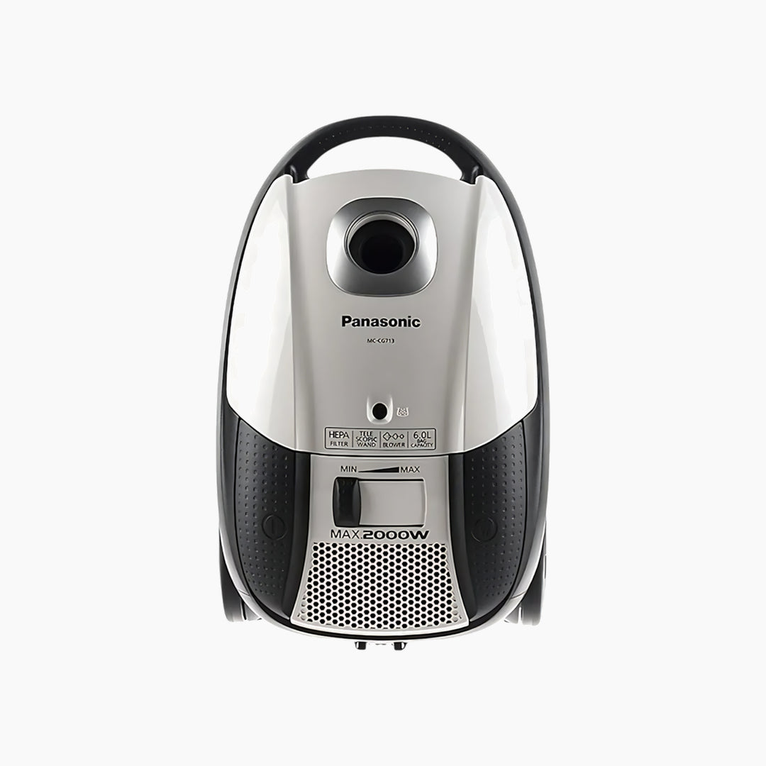 Panasonic Vacuum Cleaner 2100 W , Bagged Canister (White)
