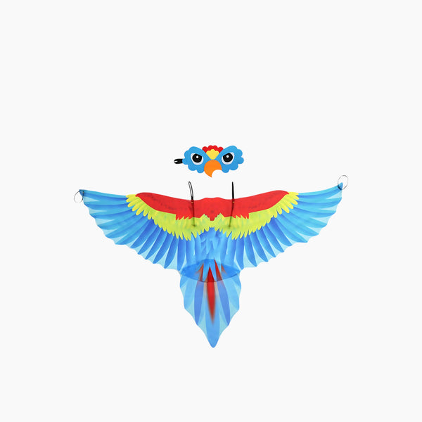 Parrot Mask and Cape Costume Set Random Color