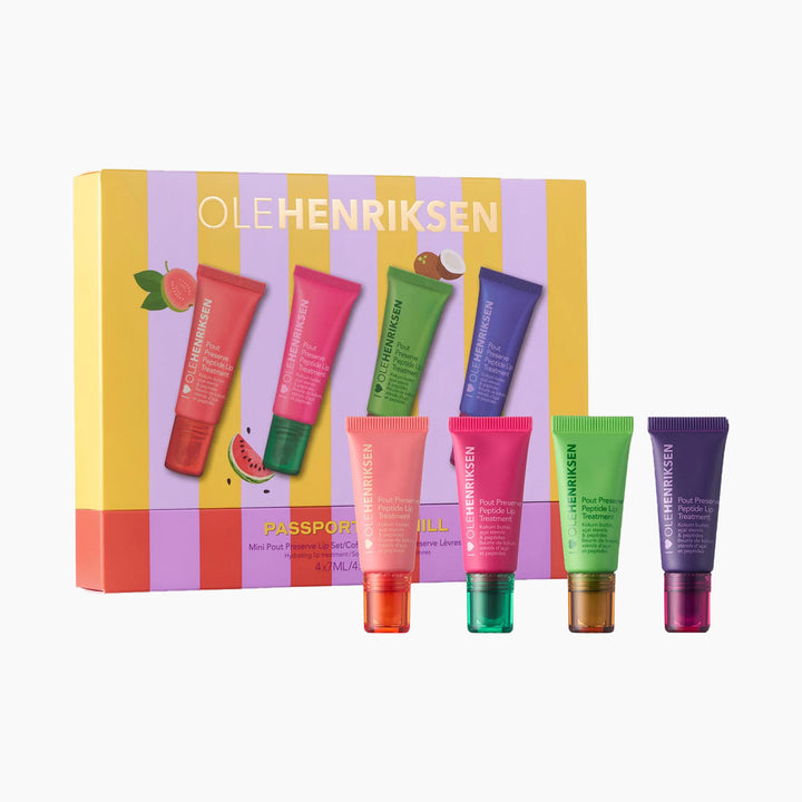 Olehenriksen Passport to Chill Mini Pout Preserve Peptide Lip Set