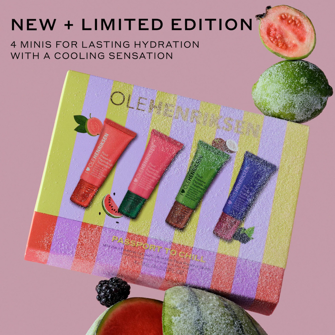 Olehenriksen Passport to Chill Mini Pout Preserve Peptide Lip Set