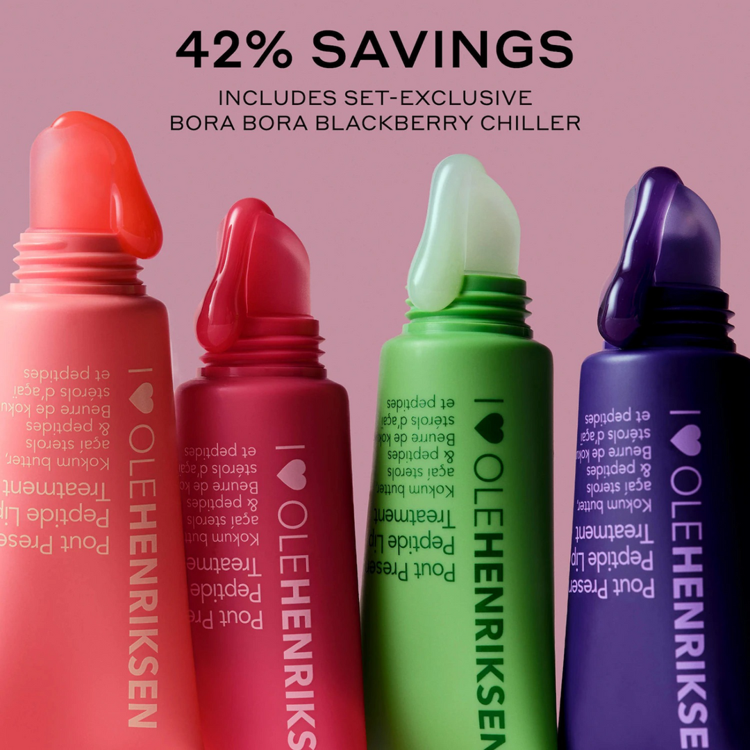Olehenriksen Passport to Chill Mini Pout Preserve Peptide Lip Set