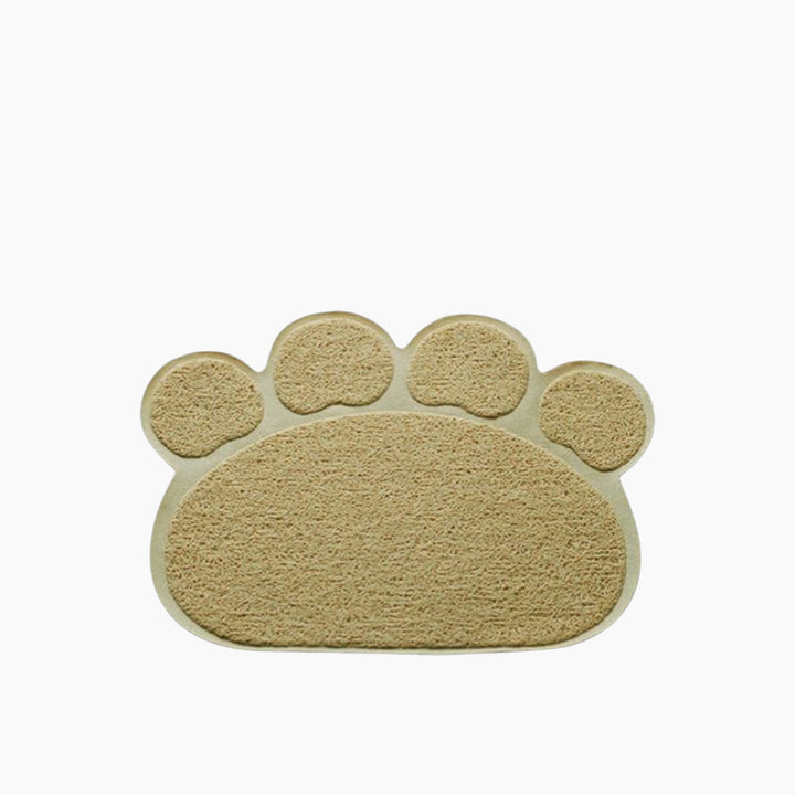 Village Care Paw Shaped Litter Box Mat Mat