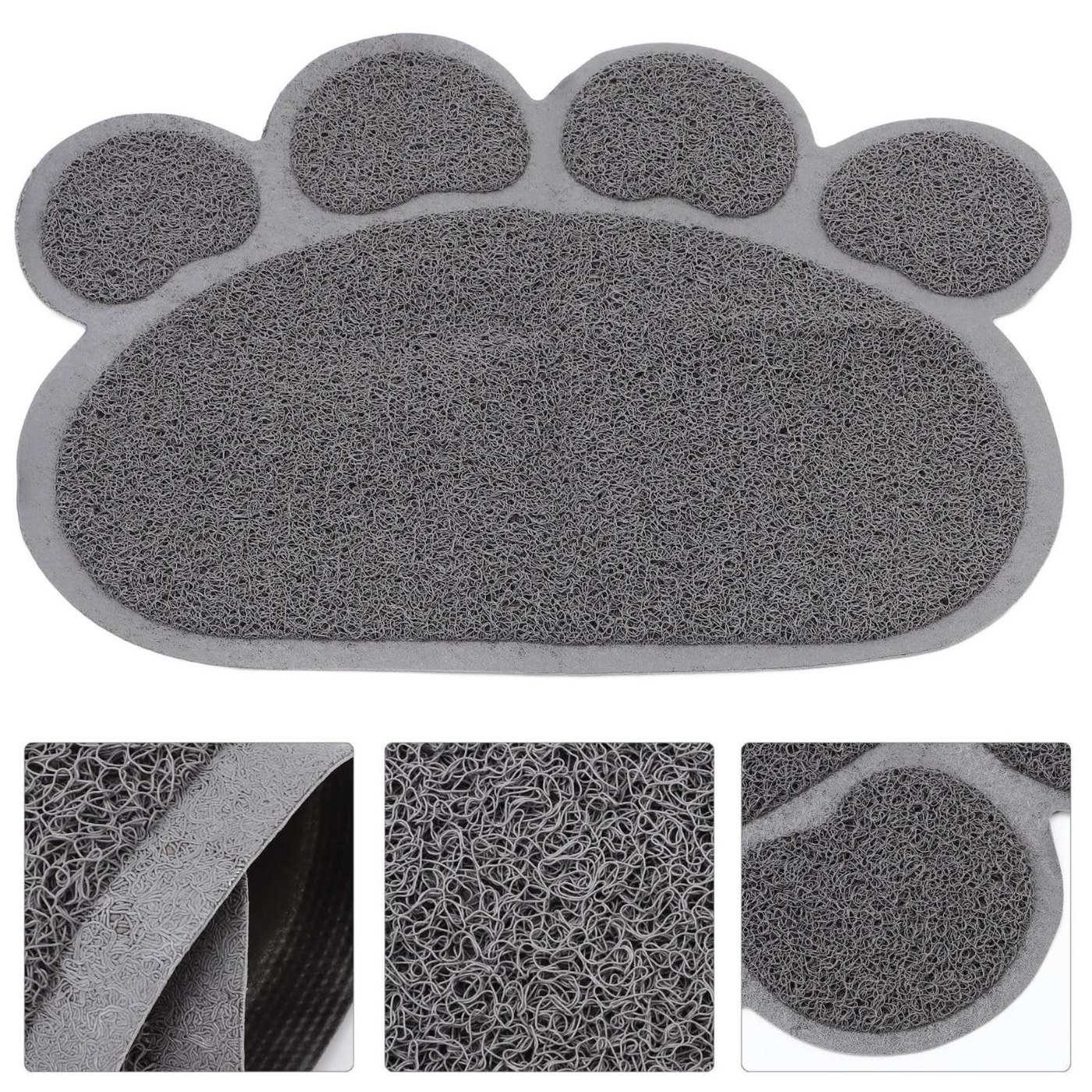 Village Care Paw Shaped Litter Box Mat Mat Village Care Paw Shaped Litter Box Mat Mat