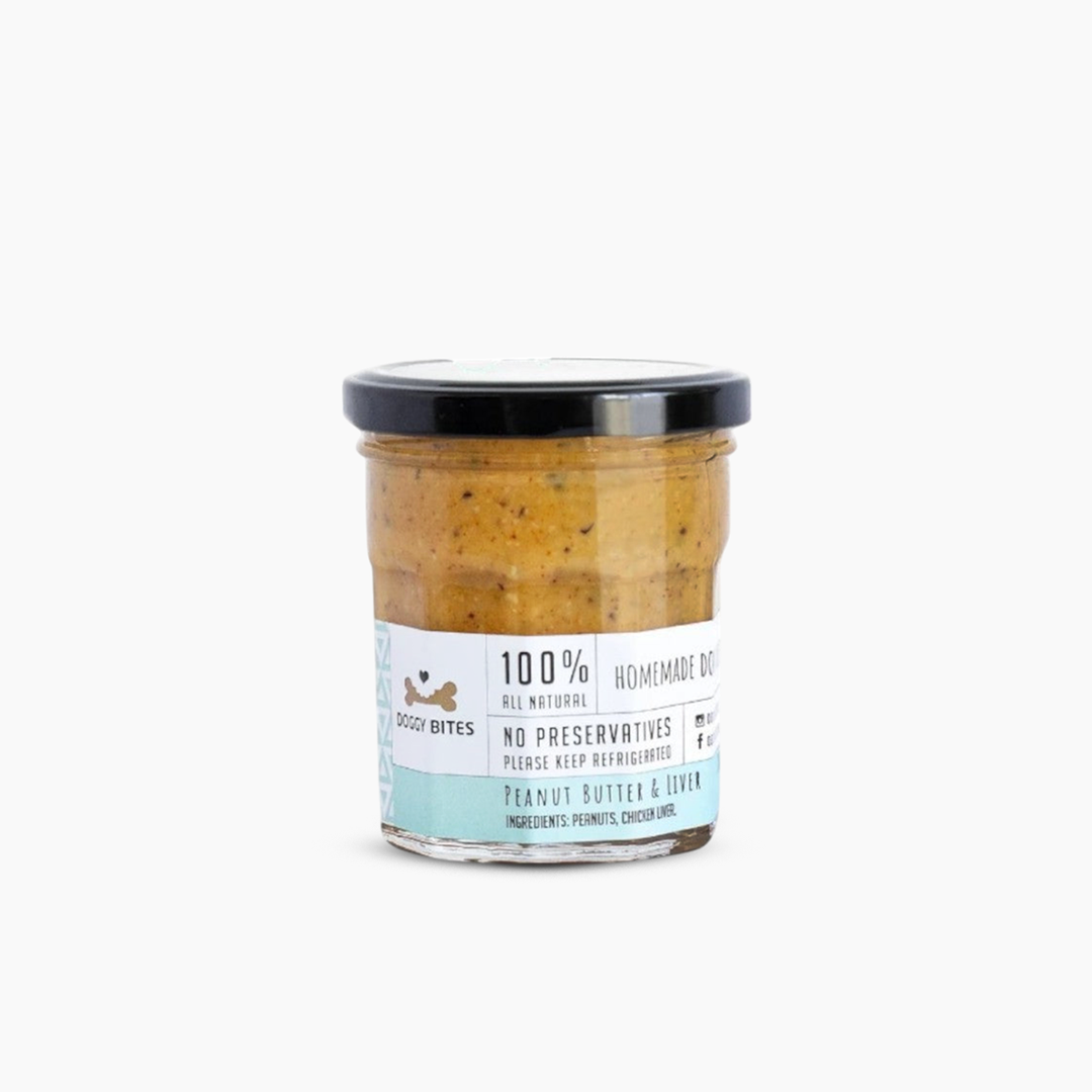 Doggy Bites Peanut Butter with Liver Chunks Dog Treats