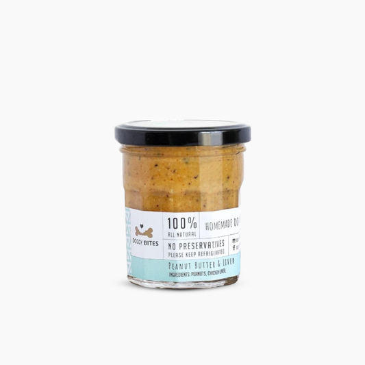 Doggy Bites Peanut Butter with Liver Chunks